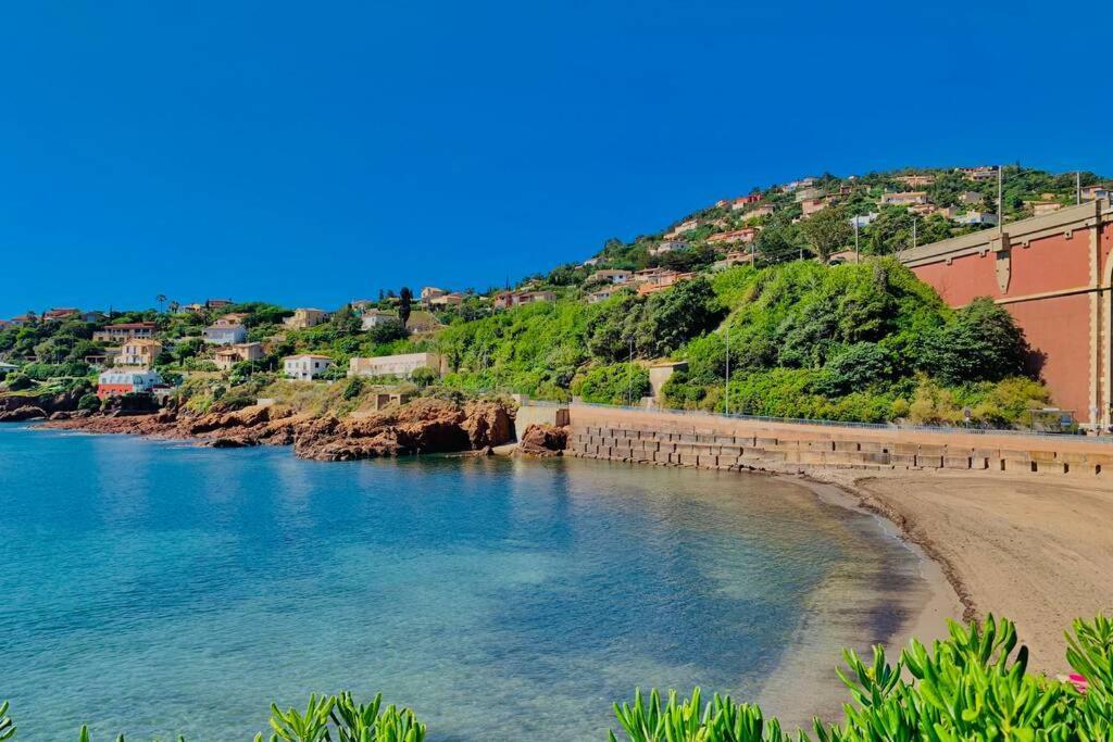 Apartamento Antheor - Vue Exceptionnelle - Refait A Neuf 4 Couchages Saint-Raphaël Exterior foto